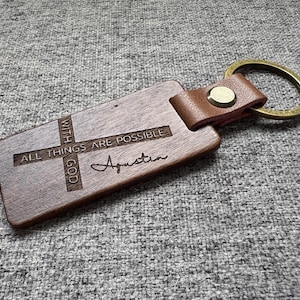 Holiday Gift Eco Friendly Keychain Personalized Wooden Keyring Rustic Keychain Custom Wood Keychain Carved Wood Gift Natural Beauty Keyring