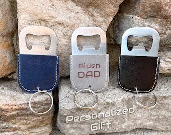 Personalisierte Schlüsselbund Geschenk für Männer Flaschenöffner Keychain Benutzerdefinierte Geschenk Hochzeitstag Geschenk