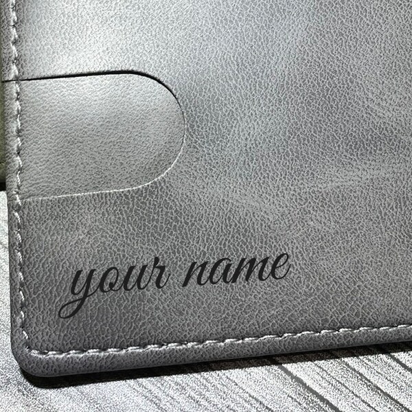 Fathers Day Gift Personalized Card Holder Wallet For Women Slim Wallet For Bridesmaid Gift For Mom Wallet Gift For Girlfriend