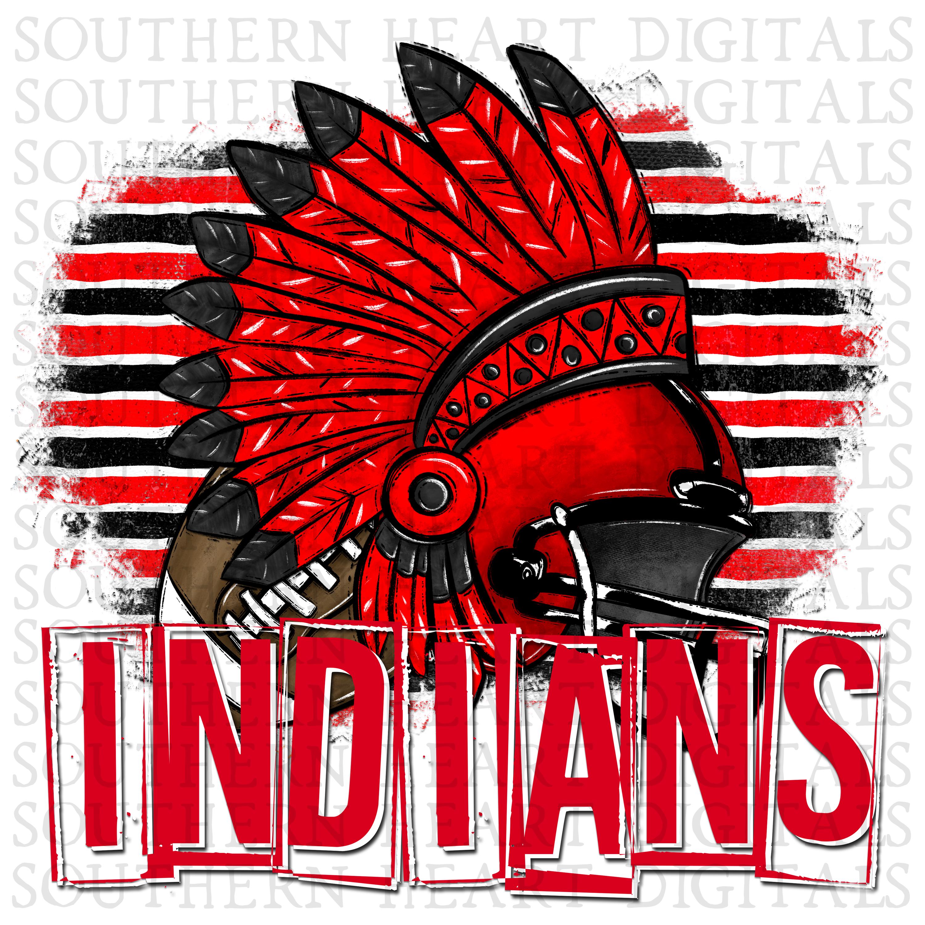 Red and Black Warriors PNG Digital Download
