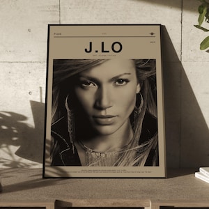 J Lo Poster - Etsy