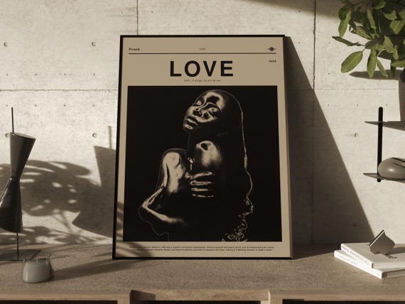 Sade Album Cover Art Print - Black and White Portrait, Ready to