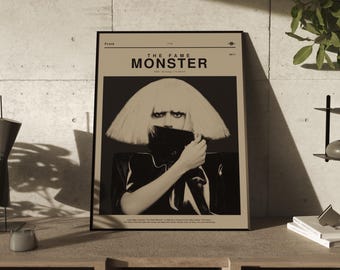 Lady Gaga Fame Monster Album Cover Art – Pop Icon Framed Print