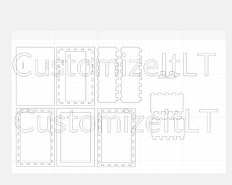 Lightbox SVG cutting file for laser engraver DIY Customization Personalization Lantern Lightbox