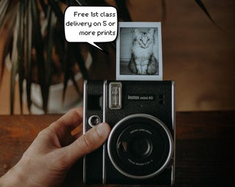 Custom Instax Prints | Instax Mini and Instax Square Prints | Fujifilm Instax | Personalised  Retro Photo | Wedding Photo Album Scrapbook