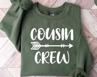 Cousin Crew Sweatshirt, Matching Cousin Sweatshirt, Matching Cousin Sweat, Family Cousin Gifts,  Cousin Crew Sweat, Cousin Crew Sweat, Xmas