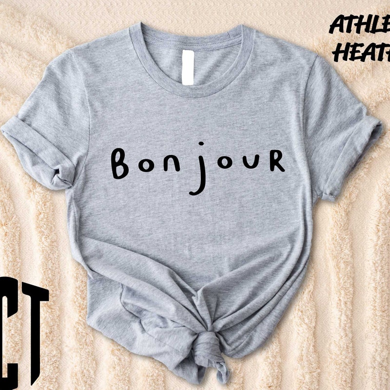 'Bonjour Amour' Hooded Jumper w/Shirt