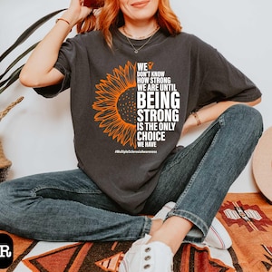 Multiple Sclerosis Sunflower Shirt,Multiple Sclerosis Warrior Shirt,Family Support,Leukemia Cancer Gift,Cancer Support,MS Awareness Month