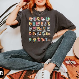 Bible Teacher T-Shirt, Biblical Alphabet Shirt, Christian Sweatshirt, Religious Shirt, Religious Alphabet Tee, Bible Verse Shirt,Faith Based