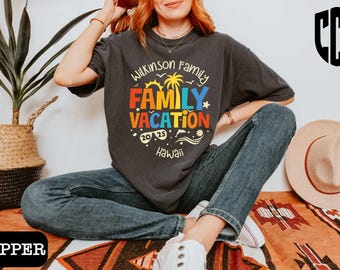 Family Vacation 2026 Custom Trip Shirt, Personalized Vacation Shirts, Summer Vacation Tee, Retro Family Vacation 2026, 2026 Family Vacation