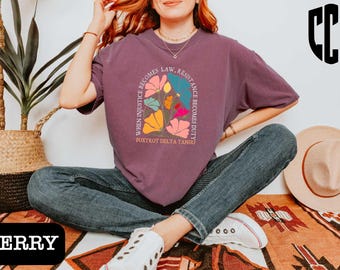 When Injustice Becomes Law Resistance Becomes Duty T-Shirt, Protest Shirt, Equality Shirt, Boho Flowers, Social Justice Gift, Human Rights
