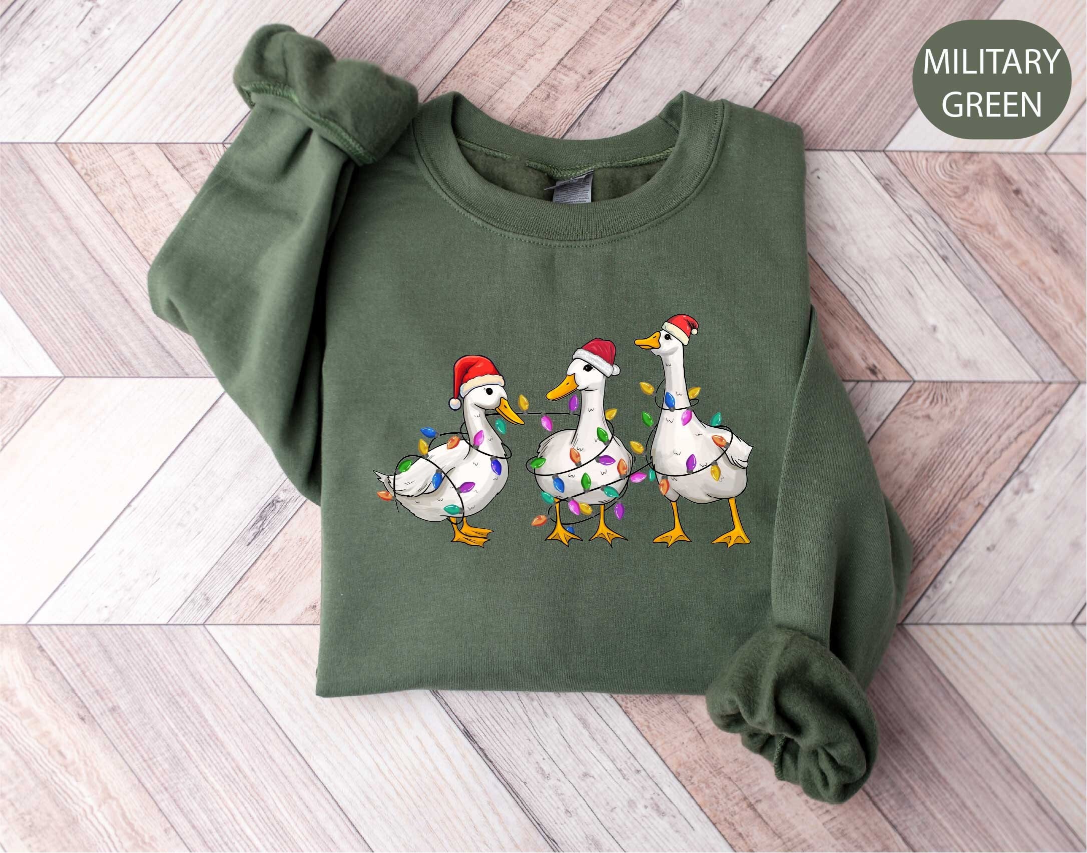 Duck christmas sweater cheap