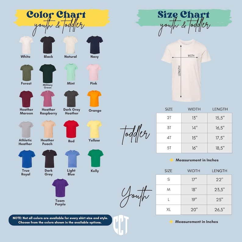 a t - shirt size chart for men and women