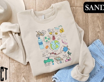 Save The Planet Sweatshirt,Earth Day Shirt,Environmental Shirt,Earth Day Gift,Climate Change Tee,Global Warming,Earth Awareness,Nature Lover