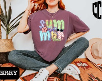 Summer Vibes Shirt, Coquette Summer Shirt, Summer Vacation Tees, Girls Trip Shirt, Holiday Trip, Girls Trip Matching,Summer Shirt for Women