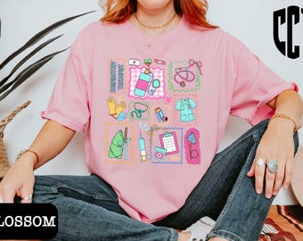 Respiratory Therapist Comfort Colors® T-Shirt, Medical Appreciation Gift, RT Graduation Shirt, Pulmonology Nurse Sweater, Healthcare Worker