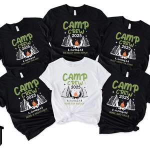 Camp Crew Shirt, Custom Camp Shirt, Matching Camping Shirt, Camping Family Shirts, Camping Most likely To Tees, Camping Group, Camper Gifts
