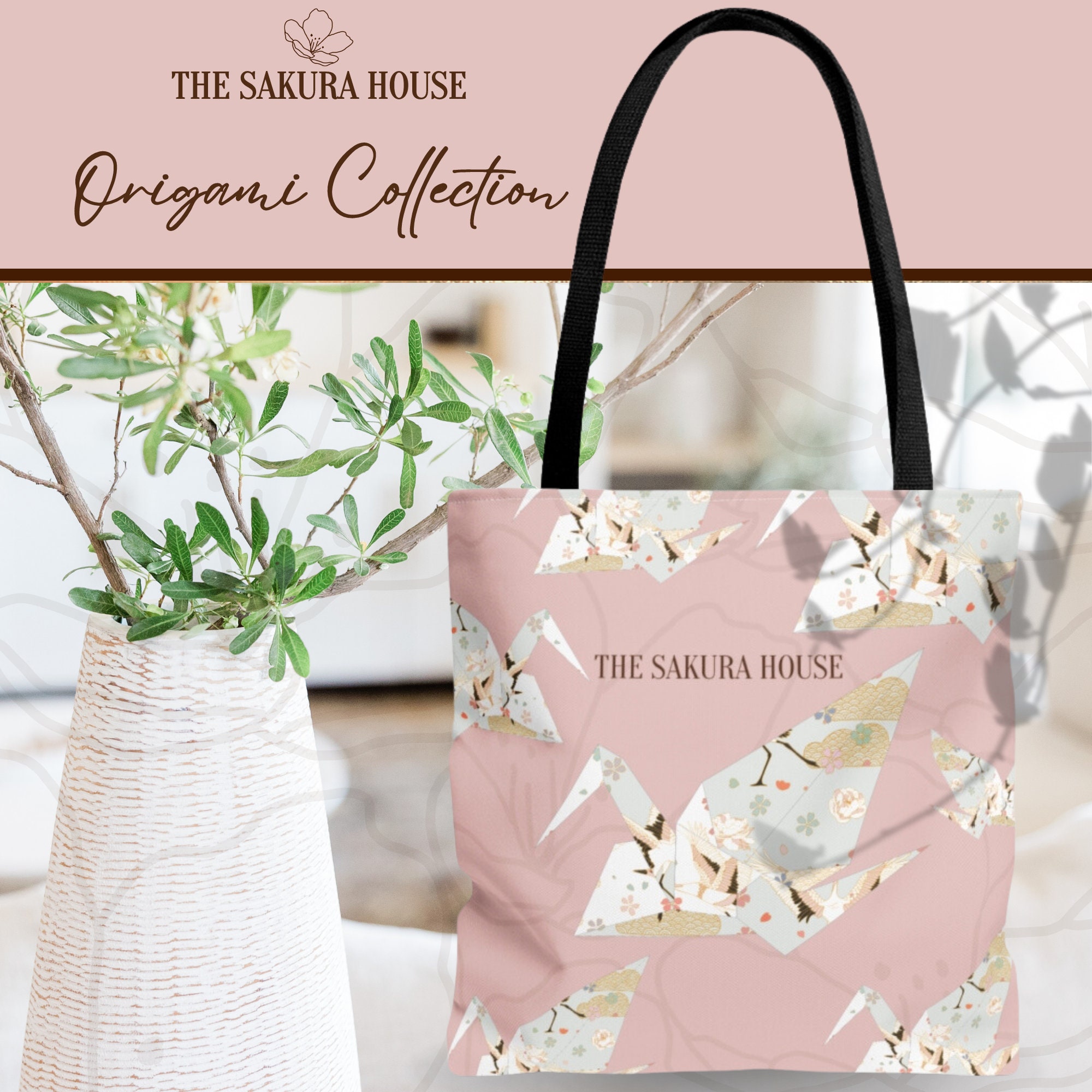 Cherry Blossom Tote Bag, Painting Style Japanese Sakura Tree on Grungy  Background with Inscription, Cloth Linen Reusable Bag for Shopping Books  Beach and More, 16.5 X 14, Cream, by Ambesonne 