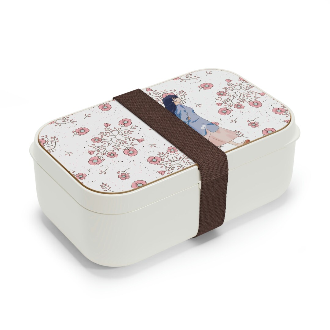 Anime Lunch Box Kawaii Sakura Lunch Box Floral Bento Wood - Etsy