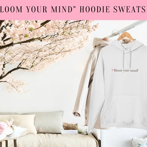 Warm Hoodie sweatshirt, positive quote Kangaroo pouch pocket always keep your hands warm Sizes XS  to XL Brushed fleece inside, true to size