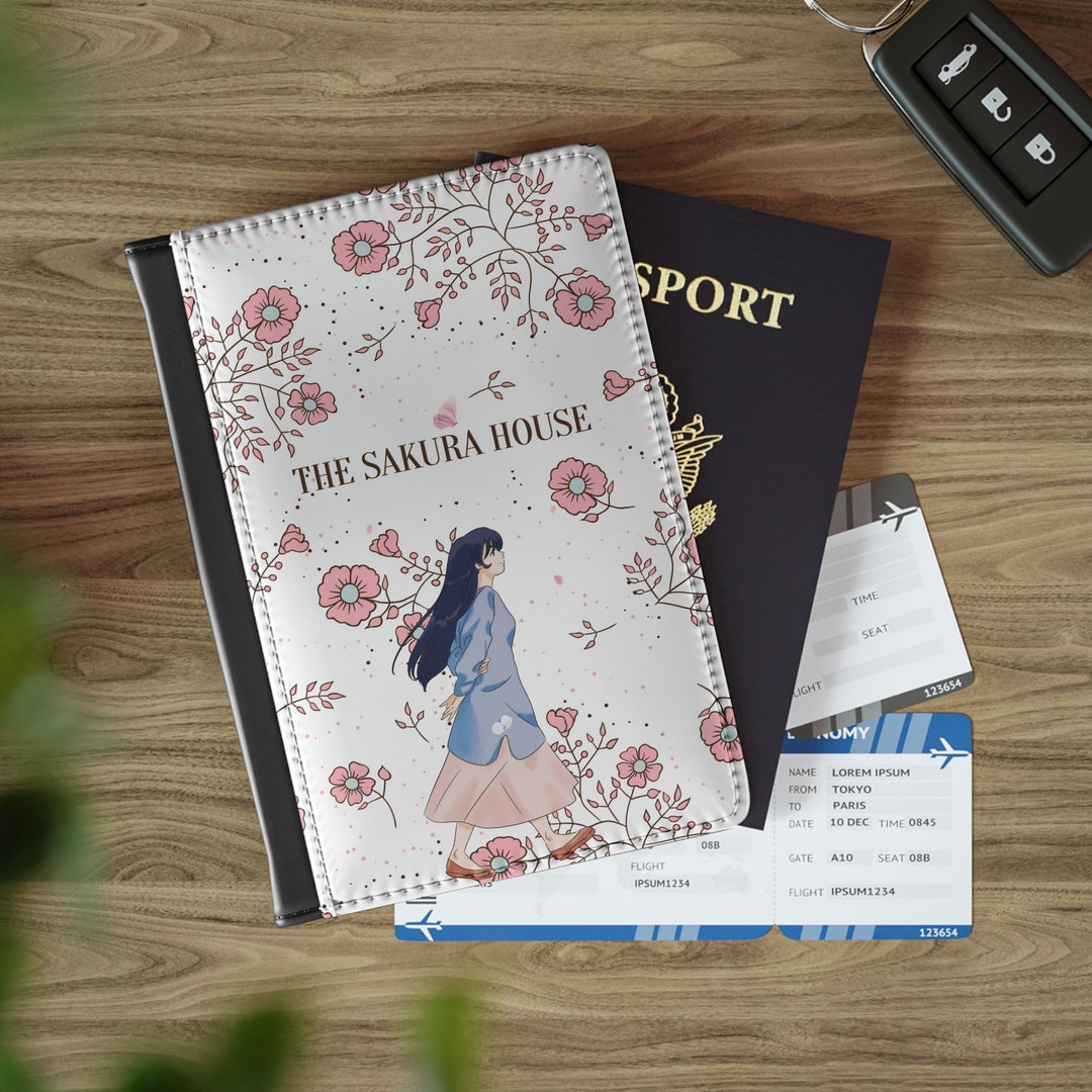 Cute Passport Cover Pink Floral Passport Cover the Sakura Etsy