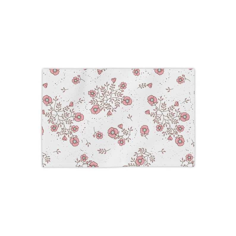 Sakura Beach Towel, Comfortable and Cozy Summer Beach Towel, Boho Floral Beach Towel, Cherry Blossom Beach Towel, Large Size Beach Towel image 7