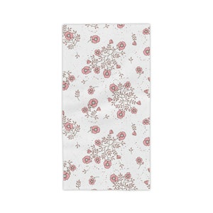 Sakura Beach Towel, Comfortable and Cozy Summer Beach Towel, Boho Floral Beach Towel, Cherry Blossom Beach Towel, Large Size Beach Towel image 10