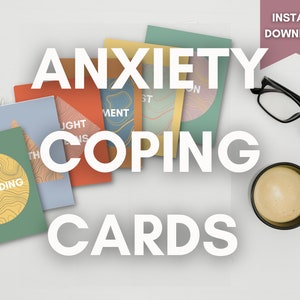 Afdrukbare kaarten voor het omgaan met angst | Hulpmiddelen voor angst | Zelfbehandeling voor angst | Therapie voor angst | Copingvaardigheden | KeepHealing
