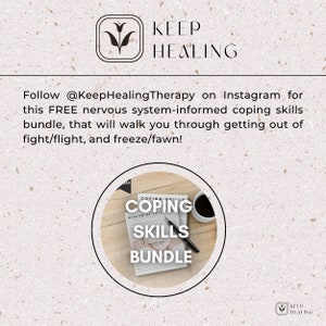 Mindfulness & Cravings PDF Bundle: Addiction Recovery Therapy Tools (Digital Download) image 8