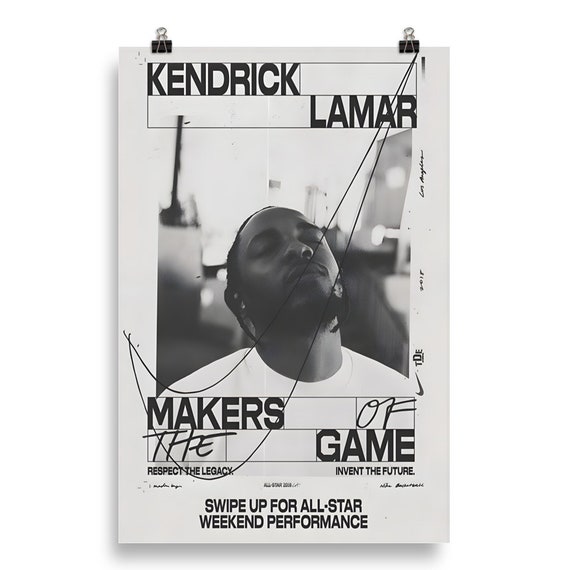 Kendrick Lamar Quality Matte Paper - Etsy