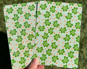 St. Patrick’s Day Kindle Insert | Clover Lollipop & Daisy E-Reader Insert | Clear or Holographic Overlay