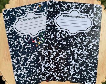 Composition Notebook Kindle Insert, Back to School E-Reader Insert, 90s Retro Kindle Accessory, Book Lover Teacher Gift