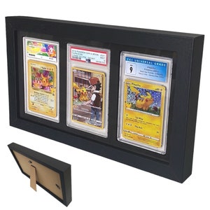 グレーディング済みカードディスプレイフレーム 壁掛け可能 PSA CGC エース ポケモントレーディングカード Topps Sports UK