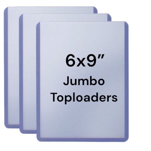 Jumbo übergroße Toploader 15 x 15 cm Pokemon Sammelkartenspiel Sport Foto