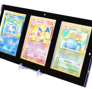 Support de cadre d'affichage de carte protecteur acrylique Pokemon Topps Panini Yugioh carte de sport TCG