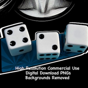 420 Lucky Dice + 4 Polka Dot Pot Leaves PNG Images Cannabis Art Graphics Dispensary Clip Art Stoner Design 4/20 Celebration Commercial Use