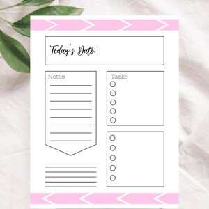 Daily Planner - Printable