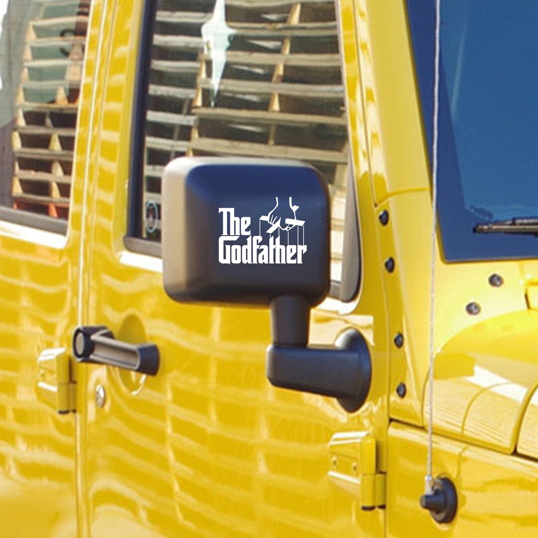 The Godfather Decal for Jeep Wrangler Side Mirrors Jeep Etsy