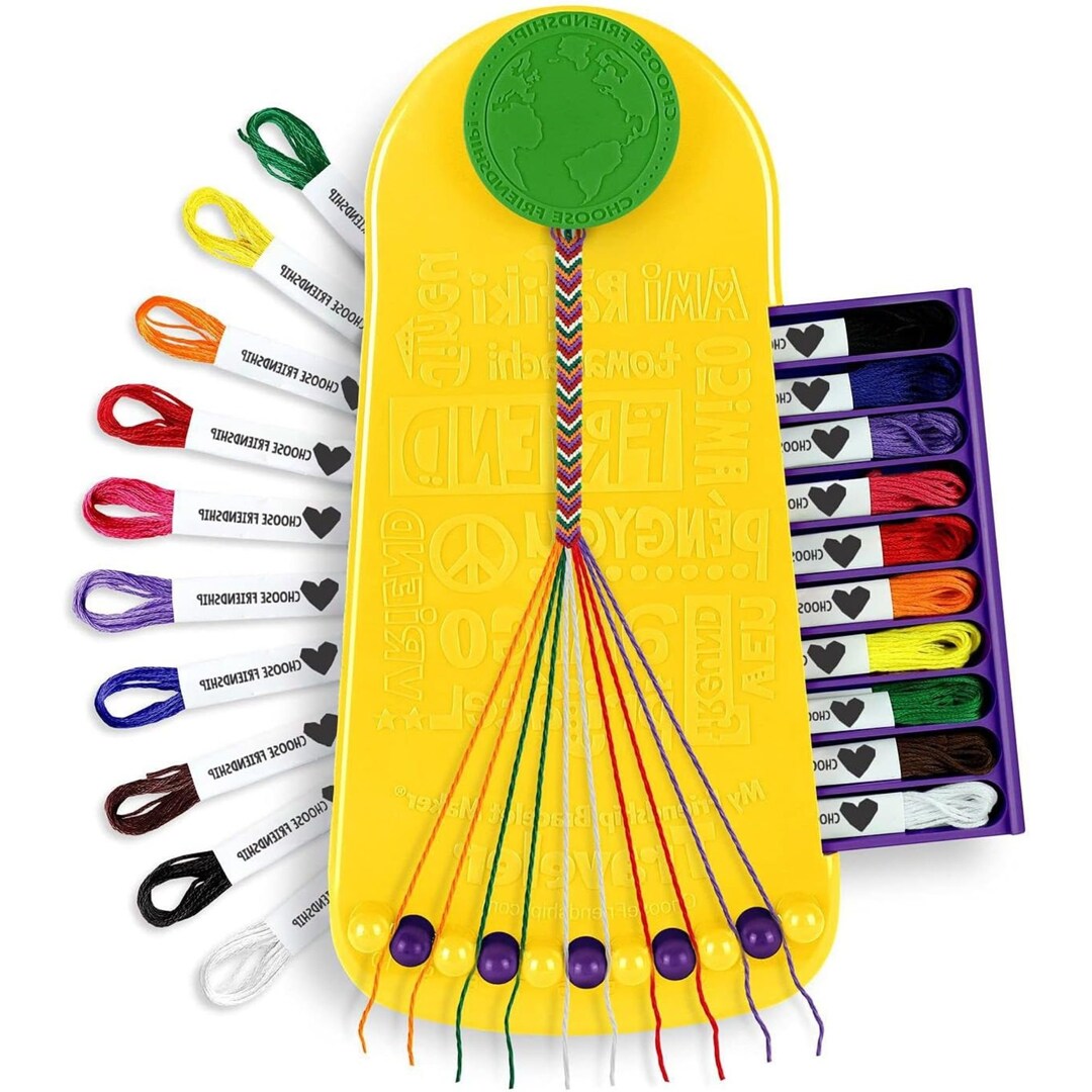 Make Your Own Bracelet Bracelet Bead Kit 20 Precut Threads Etsy