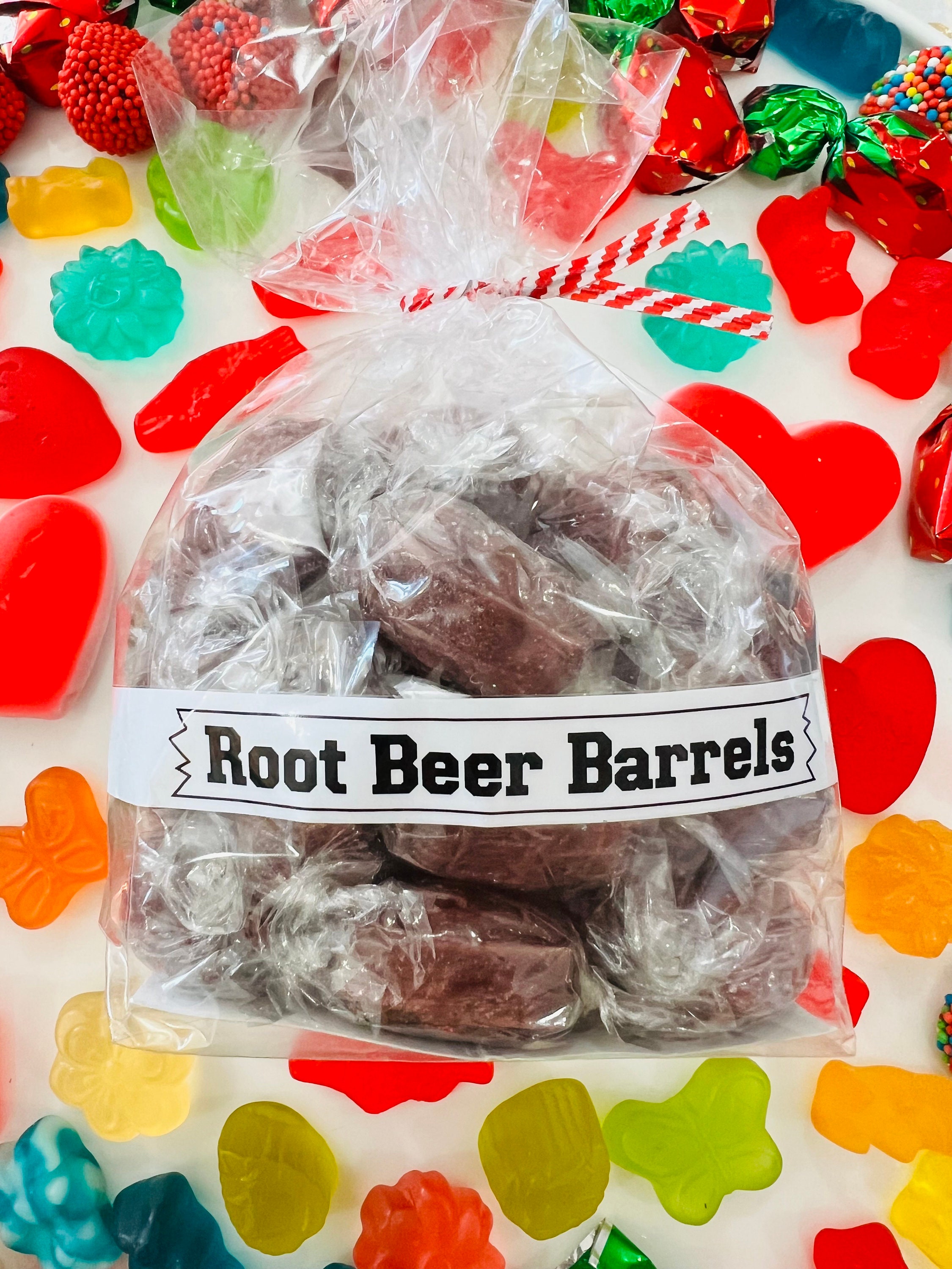 Root Beer Barrel Hard Candies, Nostalgic Candy Etsy