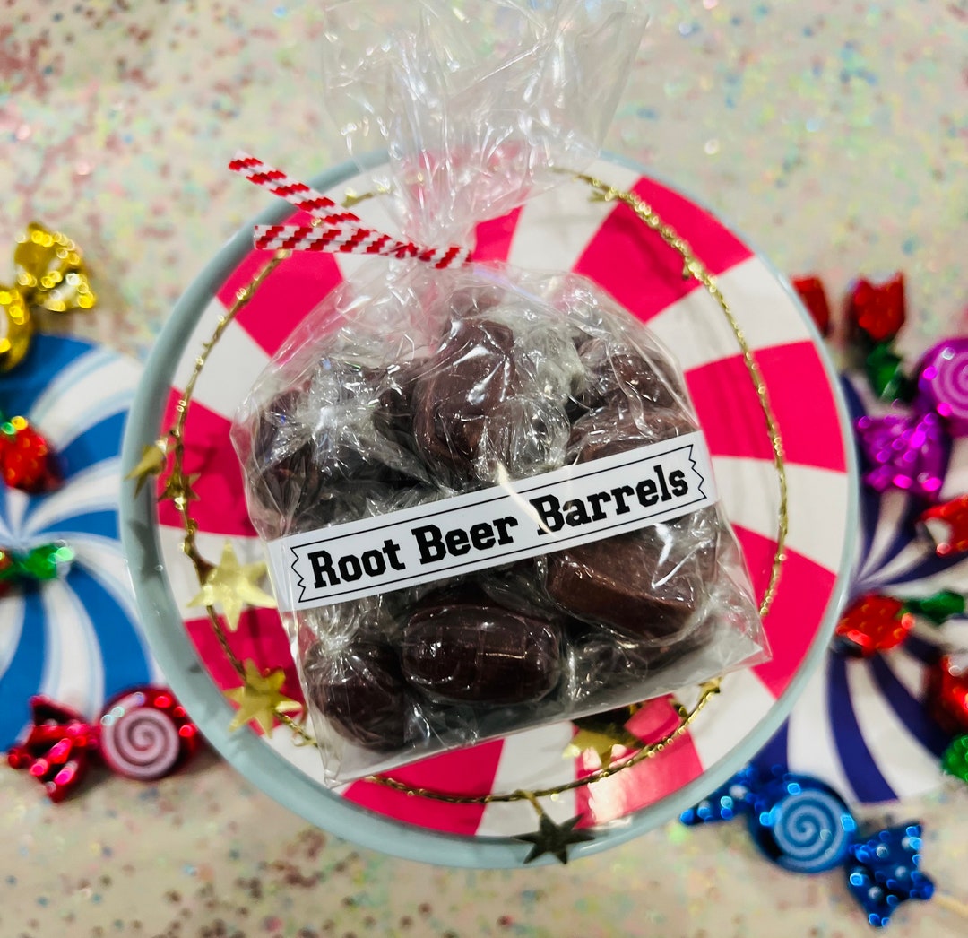Root Beer Barrel Hard Candies, Nostalgic Candy Etsy
