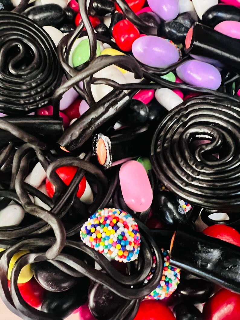 Black Licorice Sampler, Bagged Candy, Licorice Candy, Black Licorice