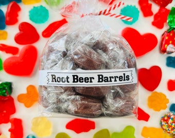 Root Beer Barrel Hard Candies, Nostalgic Candy