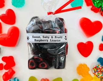 Sweet and Salty Black Licorice, Bagged Licorice Candy, Sweet Treat, Imported Licorice Candy