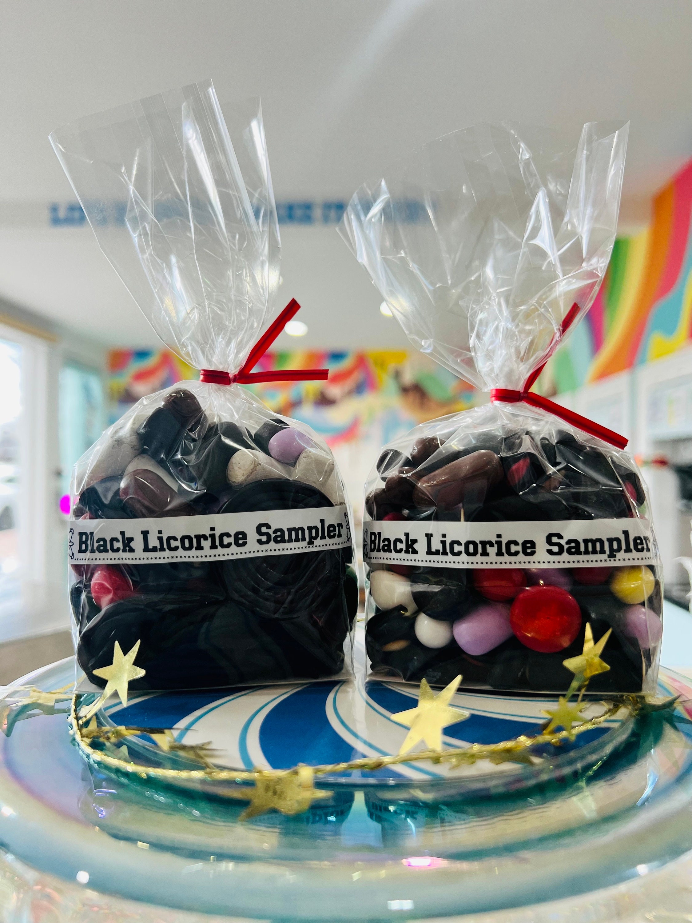 Black Licorice Sampler, Bagged Candy, Licorice Candy, Black Licorice