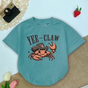 Clawfish Summer baby Bubble Romper, Funny Summer Baby Bodysuit, Aesthetic Summer, Vacation Baby Clothes, Ocean Lover, Baby Shower Gift