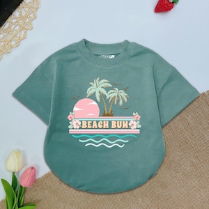 Beach Bum Summer baby Bubble Romper, Summer Baby Bodysuit, Beach Theme Baby, Vacation Baby Clothes, Ocean Lover, Baby Shower Gift