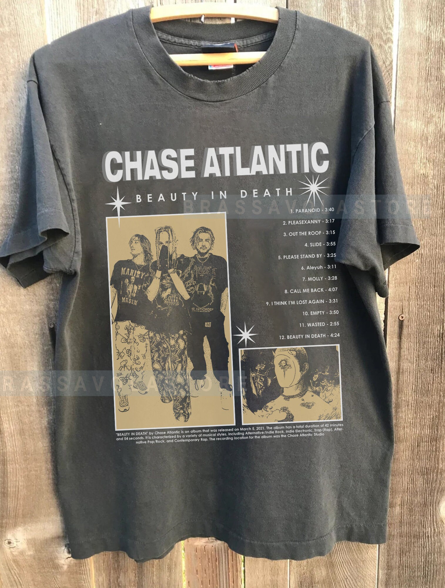 Chase Atlantic Shirt,beauty in Death 2024 ,chase 2024 Shirt, Chase Atlantic Tour 2024,country