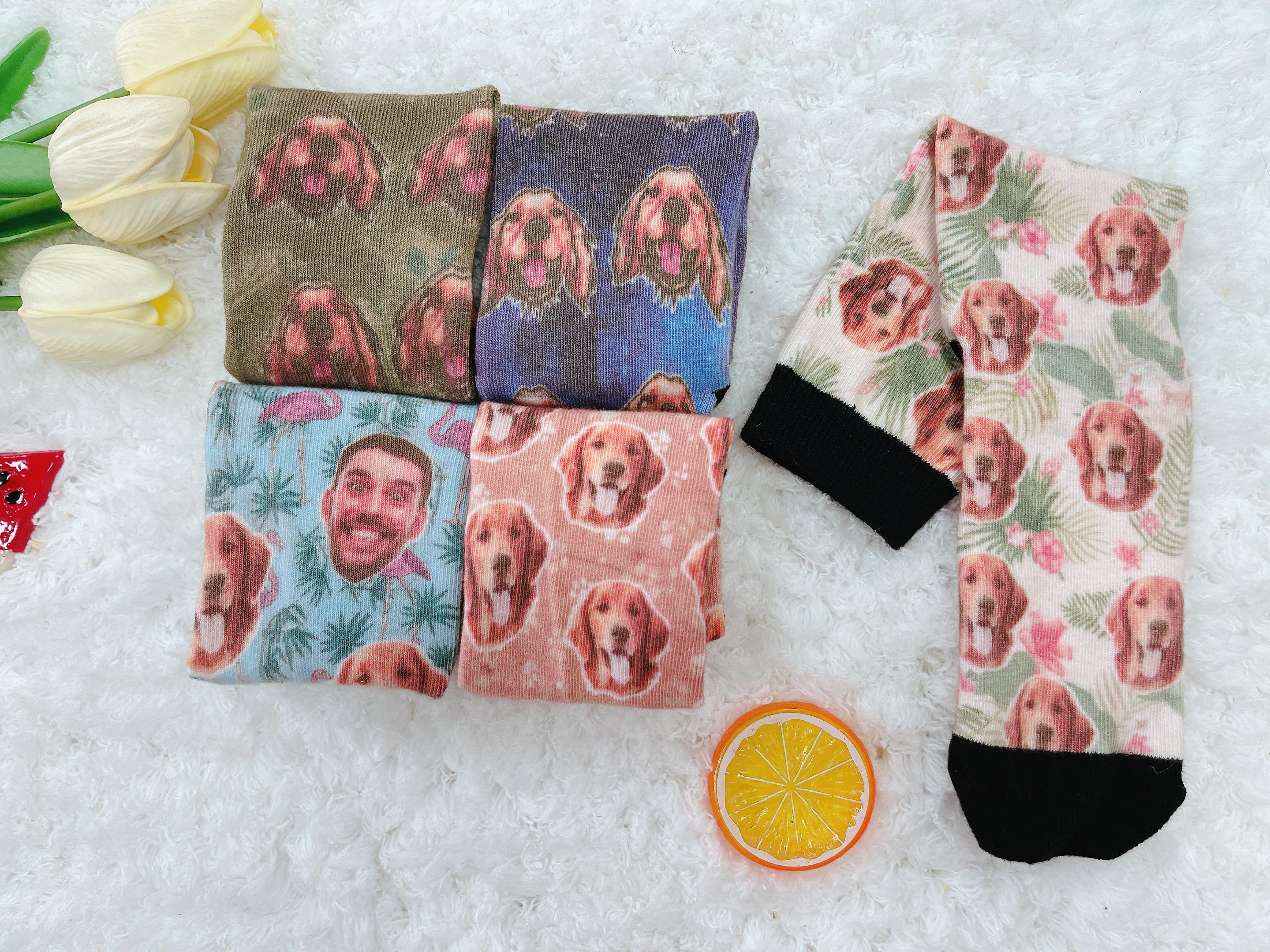 Custom Face Socks With Picture, Personalized Socks With Photo ...