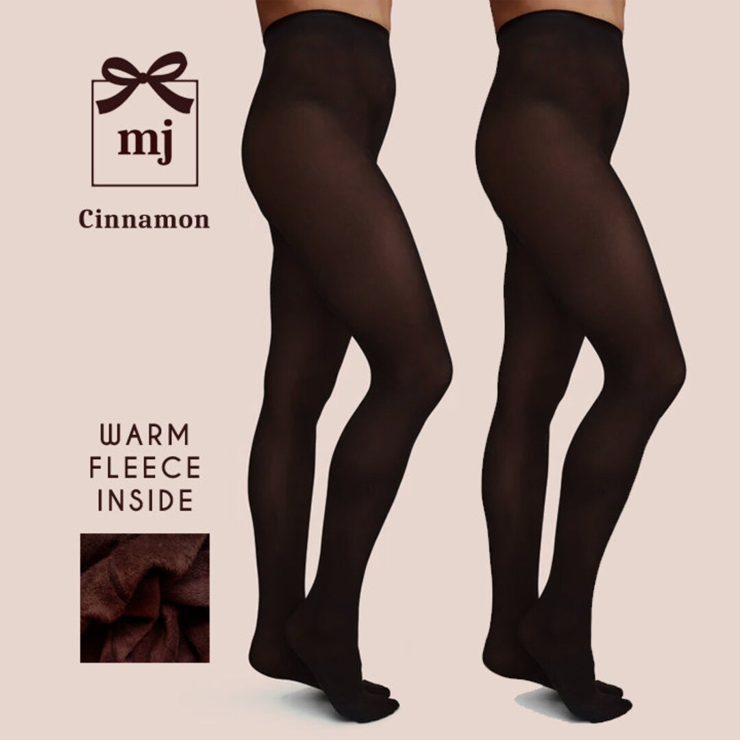 Brown Fleece Lined Tights for Brown Skin Tones Warm Winter Tights for Brown Skin Etsy